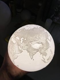 Double color touch 3D printing earth Jupiter lamp (Option: Earth-22CM-Upgrade)